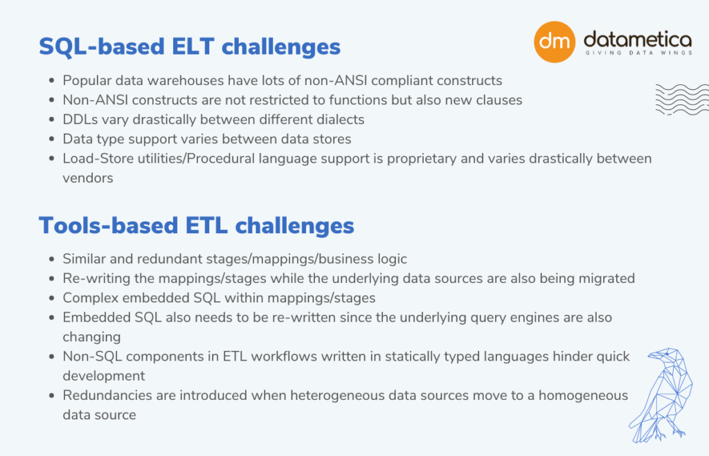 ETL challenges: SQL-based and tool-based approaches